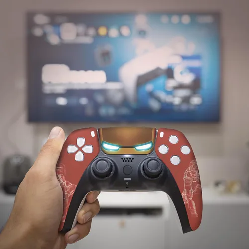 Vista 295 de Battman Custom PS-5 Controller Wireless compatible with Play-Station 5 Console by BCB Controllers Proudly Customized in USA with Permanent