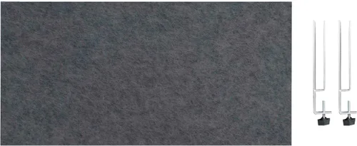 Vista 10 de VERSARE SoundSorb - Paneles de privacidad de escritorio, paneles modestos de amortiguación de ruido para escritorios Soportes de clip de borde