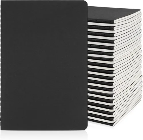 Vista 15 de EUSOAR Cuaderno de viaje, tamaño A5, paquete de 12 cuadernos de 5.5 x 8.2 pulgadas, cuaderno de dibujo con tapa suave, cuaderno de dibujo, cuaderno