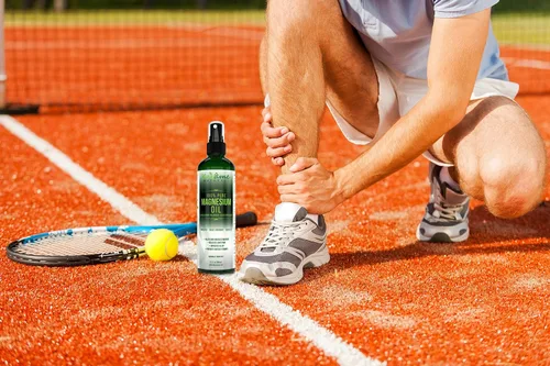 Vista 6 de Magnesio Aceite spray grande 12 oz sin diluir Incluye botella spray tamaño de viaje 100% puro y orgánico obtenido de la antigua Zechstein