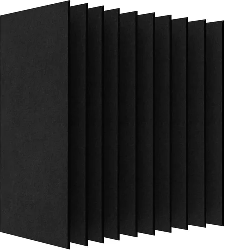 Vista 10 de UMIACOUSTICS - 12 piezas de paneles acústicos, paneles de pared insonorizados de 11.8 x 11.8 x 0.35 pulgadas, paneles de absorción de sonido