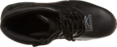 Vista 7 de Rothco Bota con cremallera lateral negra de 8.0in