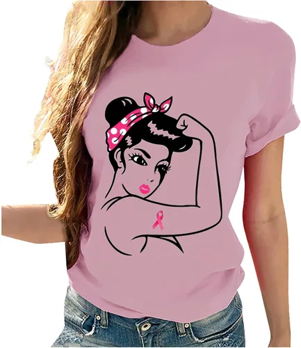 Vista 45 de Camisetas de manga corta con estampado de corazón para mujer, camisetas de ajuste regular, linda y divertida, ropa de regalo 2023
