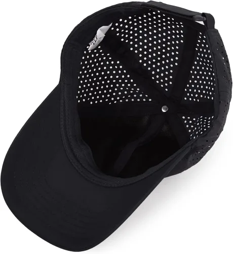 Vista 4 de Crazy Era Waterproof Sports Performance Hat Running Hat Mesh Cap Lightweight Quick Drying Hat Runner Cap for Men Women
