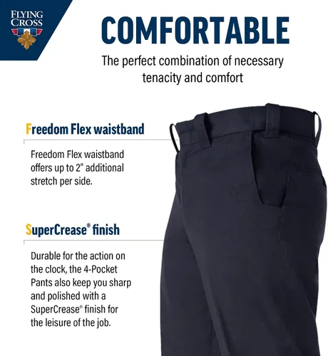 Vista 5 de Flying Cross Women's Fx Stat Law Enforcement Duty Pants, Police Uniform, Fire Department, Class 4-Pocket Work Utility