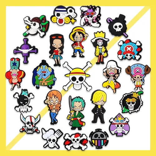 Vista 2 de 33 dijes de zapatos de anime para niños, adolescentes, niñas, de PVC, alfileres de zapatos de anime, lindos dijes para zapatos, paquete de dijes
