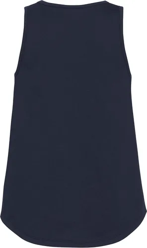 Vista 2 de adidas Camiseta sin mangas con dobladillo curvado para niñas, Semi Mint Rush
