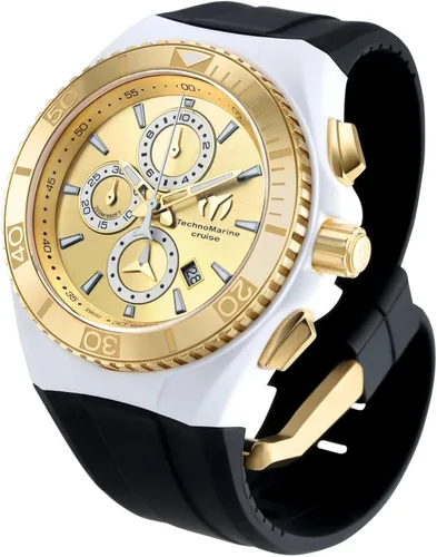 Vista 4 de TECHNOMARINE TM-115049 Cruise Star Oro mejorado, Oro, Moderno
