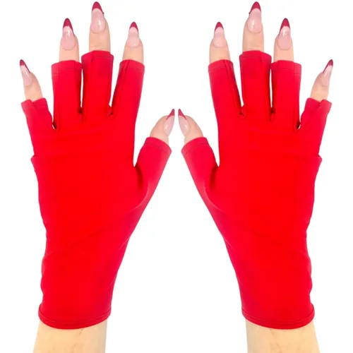 Vista 7 de ManiGlovz - Guantes de uñas originales con protección UPF 50+ UV Manicura de gel y guantes anti UV sin dedos para mujeres Se pueden utilizar