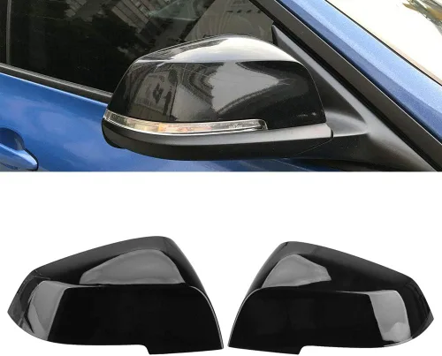 Vista 2 de Fundas para Espejos de Puerta, Reemplazo para Espejos Retrovisores Laterales Compatibles con BMW F20 F22 F23 F30 F31 F32 F33 F36 F87 M2 X1 E84