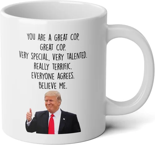 Vista 2 de Regalo de policía, taza de policía, regalo de oficial de policía, taza de oficial de policía, regalo divertido de policía, nuevo regalo de policía