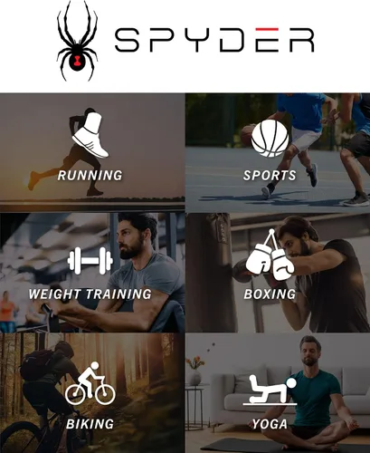 Vista 7 de Spyder Camiseta deportiva para hombre, paquete de 2 camisetas deportivas de manga corta de ajuste seco (S-XL)