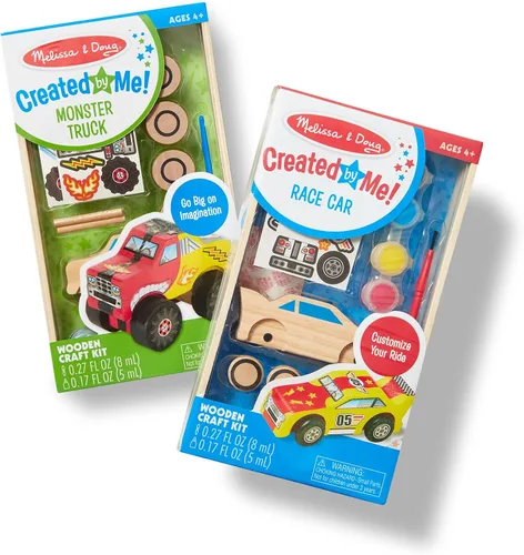 Vista 3 de Coche de carreras DYO de Melissa & Doug.