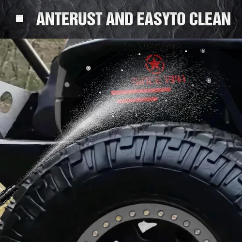 Vista 5 de YZONA - Forros de guardabarros interiores delanteros y traseros compatibles con Jeep Wrangler JK y JKU Unlimited 2007-2018 (2/4 puertas), cubiertas