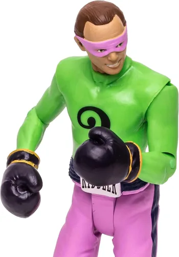 Vista 3 de McFarlane Toys DC Batman 1966 Serie de TV The Riddler Figura de acción [Boxeo]