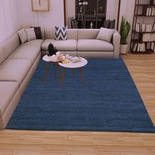 Vista 12 de Antep Rugs Alfombra de fibra de yute tejida a mano natural para interiores 8x10 (Natural, 7'10" x 10')