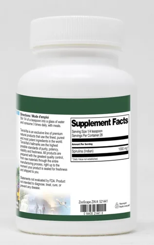 Vista 2 de Spirulina (India) Polvo (1 oz, ZIN: 521441)