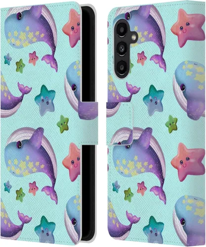 Vista 67 de Head Case Designs Officially Licensed Carla Morrow Colorful Space Dice Patterns Leather Wallet Case Compatible with Samsung Galaxy A07 4G