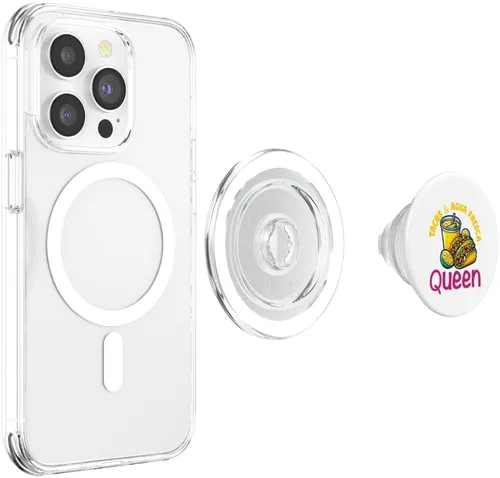 Vista 4 de Tacos & Agua Fresca Fun Mexican Food Lover Comida Mexicana PopSockets MagSafe PopGrip for iPhone