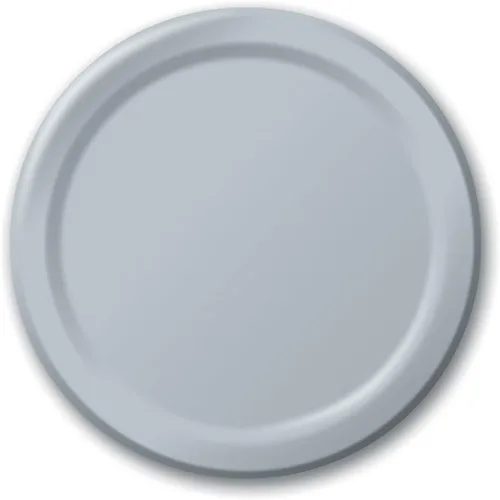 Vista 10 de Creative Converting 318915 - 24 platos de banquete de papel, 10 pulgadas, amatista
