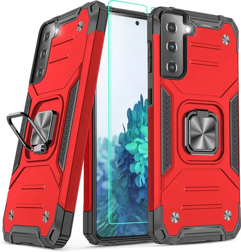 Vista 25 de YmhxcY Funda para Galaxy Note 8, funda para Galaxy Note 8 con protector de pantalla curvado 3D, fundas de grado armadura con soporte giratorio