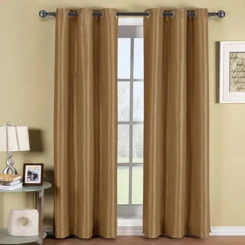 Vista 15 de Royal Tradition Cortinas opacas de 42 x 96 pulgadas, juego de 2 paneles de cortinas blancas con aislamiento térmico para oscurecer la habitación