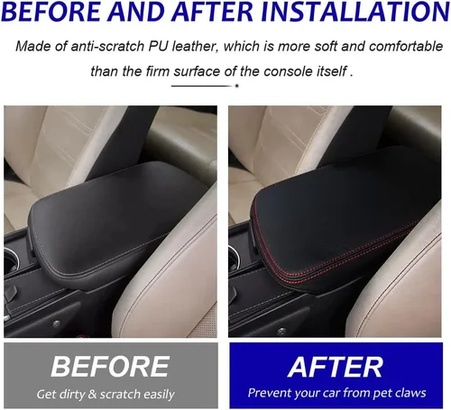 Vista 3 de DEYTOP Funda para Consola Central de Lexus NX NX200t/ NX300NX300h 2015-2021 Accesorios Funda para Brazo de Coche Lexus NX NX300h/NX300/NX200t 2021