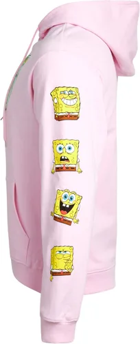 Vista 4 de Nickelodeon Sudadera unisex de forro polar Bob Esponja para hombre y mujer
