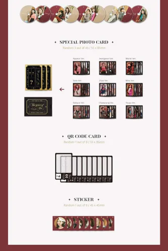Vista 2 de TWICE THE YEAR OF YES 3rd Special Album RANDOM CD+Book+4Card+Sticker+Tracking Number K-POP SEALED