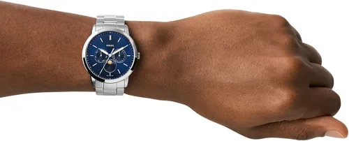 Vista 4 de Fossil Mens Neutra Stainless Steel Quartz Moonphase Multifunction Watch