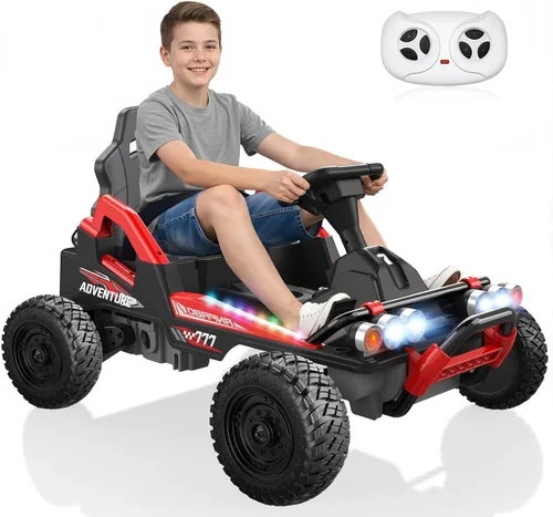 Vista 9 de 24V Ride On Toys for Big Kids 3-12, Enhanced Metal Frame, 150 Lbs, Blue