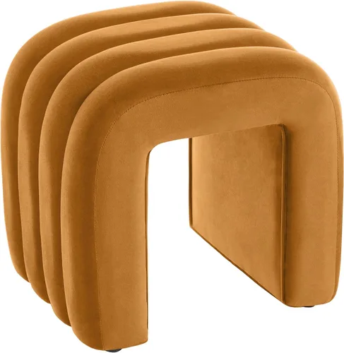 Vista 12 de Taburete otomano multifuncional, reposapiés para sofá, taburete de tocador moderno para sala de maquillaje, sala de estar y entrada, taburete