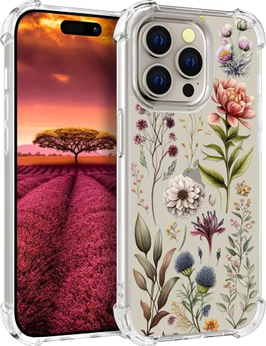 Vista 38 de Funda compatible con iPhone 15, bonita funda transparente para mujer, funda de silicona transparente para teléfono, color negro, tigre poderoso