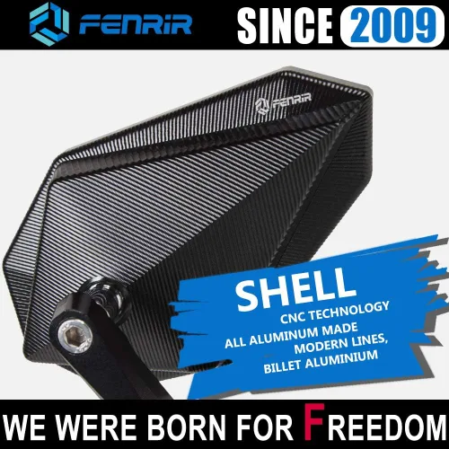 Vista 6 de FENRIR Espejo de motocicleta con adaptador para Sportster Iron883 Iron1200 Cuarenta y ocho Dyna Softail Hammer Kingpin Vegas Jackpot Boulevard M90