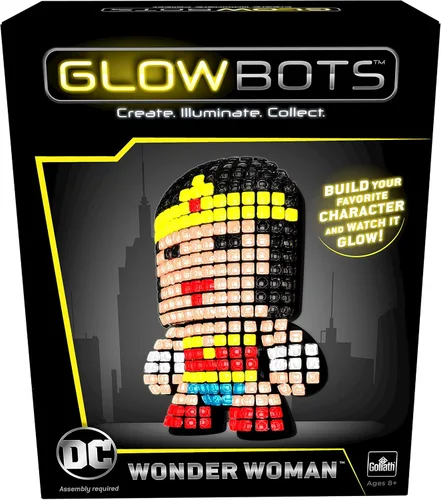 Vista 6 de DC Glowbot Batman, Multicolor