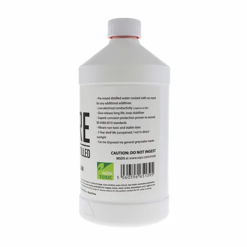 Vista 2 de XSPC Pure Premix - Refrigerante destilado para PC, 1 litro, transparente