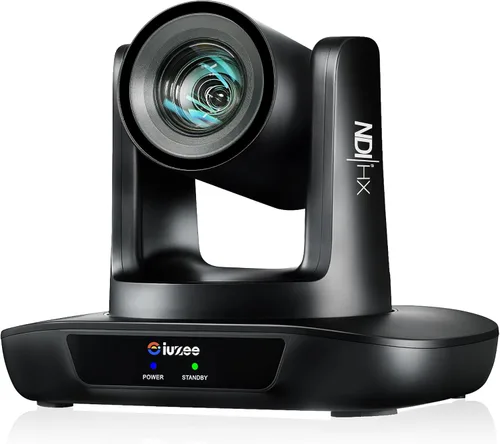 Vista 12 de Cámara PTZ 4K UHD con seguimiento automático AI, zoom óptico 20X, USB3.0/HDMI/LAN PoE, transmisión en vivo IP, cámara de sala de conferencias PTZ