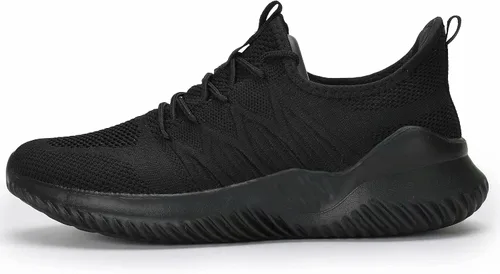 Vista 3 de Zapatos deportivos para correr para hombre, ligeros, transpirables, de malla