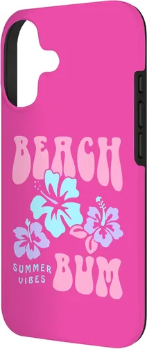 Vista 2 de Coconut Girl Beach Bum Pastel Graphic Trendy y2k 90s Retro Case for iPhone 17