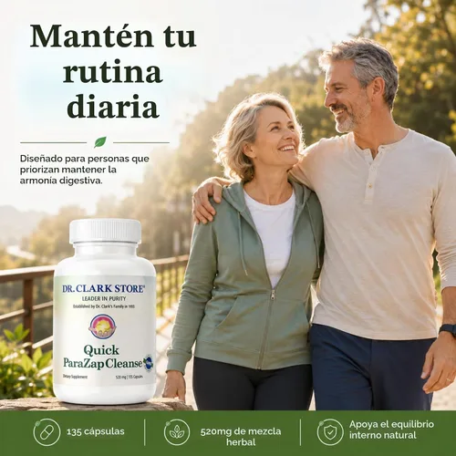 Vista 6 de Dr Clark Store Suplemento de limpieza rápida para-Zap, 520 mg, 135 cápsulas
