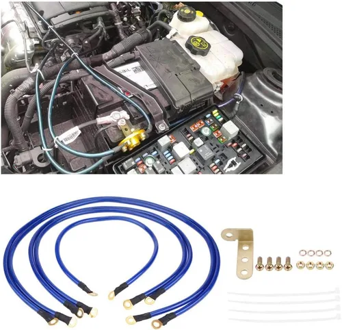 Vista 3 de Cable de tierra universal para automóvil, 5 unidades, cable de tierra de PVC universal para automóvil, accesorio de cable de tierra