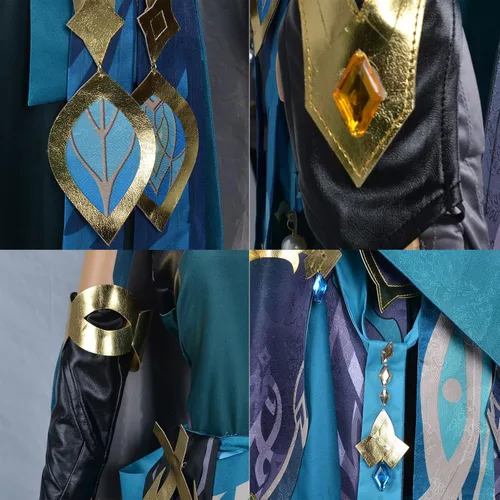 Vista 7 de Alhaitham Cosplay Costume Game Alhaitham Cosplay Outfits Full Set Halloween Carnival Party Suit
