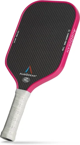 Vista 8 de Pala de Pickleball, Palas de Pickleball - Superficie de Fibra de Carbono Cruda 3K con Gran Rugosidad y Giro, Raqueta de Pickleball T700