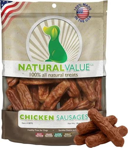 Vista 14 de Loving Pets Natural Value All Natural Soft Chew Chicken Tenders - Golosina para perros, 14 onzas