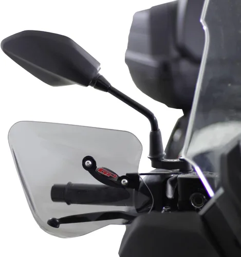 Vista 2 de GP KOMPOZİT Protector de manos transparente compatible con Yamaha XMAX 250 / XMAX 300 / XMAX 400 2011-2022