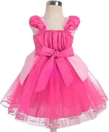 Vista 2 de Dressy Daisy Disfraz de princesa para bebés y niñas pequeñas, ropa de verano con accesorios, amarillo, rosa, morado