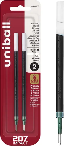 Vista 17 de Uniball 207 - Bolígrafos de gel de impacto, paquete de 144-0.039 pulgadas, bolígrafos de punta gruesa, suministros escolares y de oficina