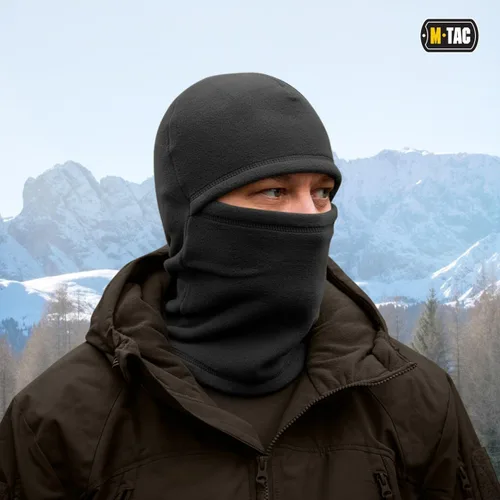 Vista 8 de M-Tac Elite Winter Fleece Balaclava - Cold Weather Mask Thermal for Winter - Men Tactical