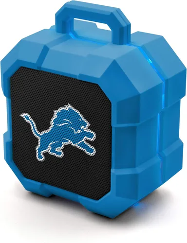 Vista 5 de SOAR NFL Shockbox - Altavoz Bluetooth inalámbrico LED, resistente al agua, IPX4, 5.0 Bluetooth con más de 5 horas de tiempo de reproducción, pequeño