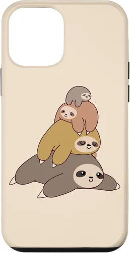 Vista 16 de Sloth Stack Cartoon Graphic Design Cute Doodle Phone Case for iPhone 17